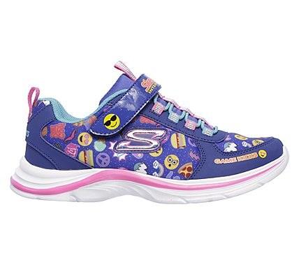 Skechers Kids' Game Kicks Emoti Match Sneaker Pre/grade School Shoes 