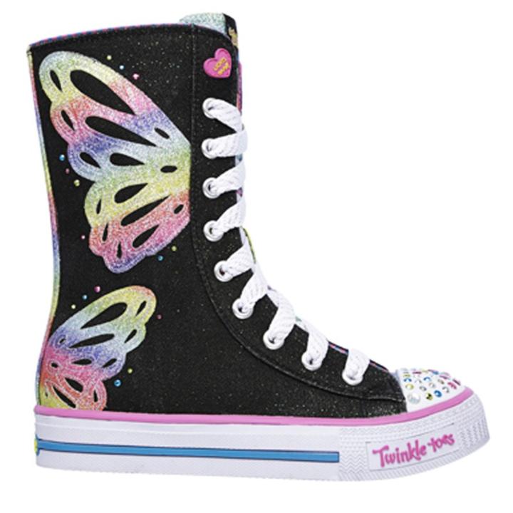Skechers Kids' Twinkle Toes Flutter Fun Sneaker Pre/grade School Shoes 