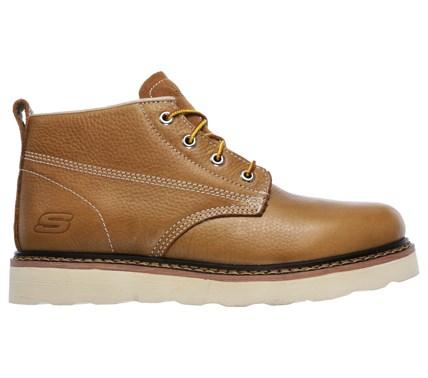 Skechers Work Men's Pettus Enderlin Memory Foam Relaxed Fit Work Boots 