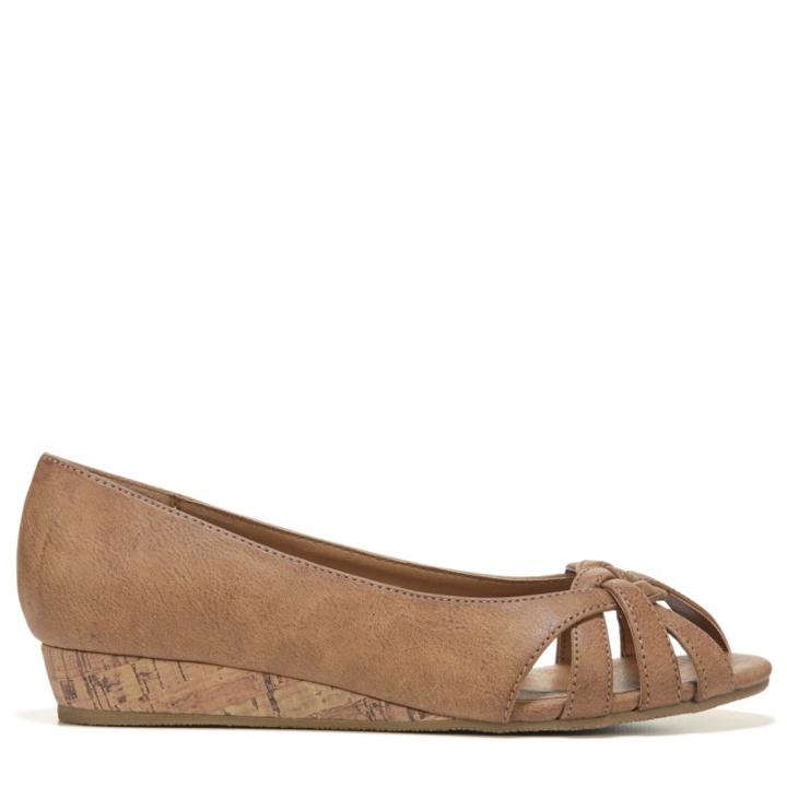 Jellypop Women's Maestro Peep Toe Wedge Shoes 