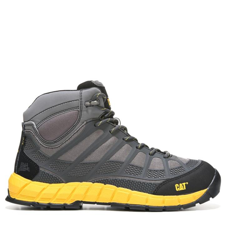 Caterpillar Men's Streamline Mid Top Slip Resistant Composite Toe Boots 