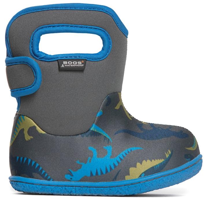 Bogs Kids' Baby Bogs Dino Waterproof Winter Boot Toddler Shoes 