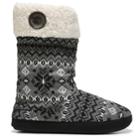 Dearfoams Women's Tall Knit Boot Slipper Accessories 