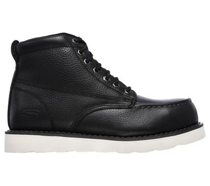 Skechers Work Men's Pettus Grafford Memory Foam Steel Toe Work Boots 