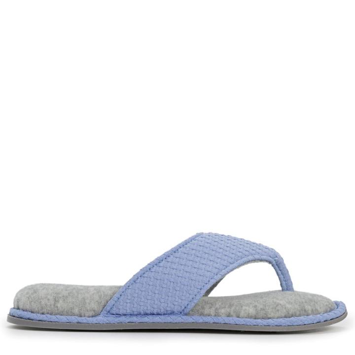 Dearfoams Women's Textured Knit Thong Slipper Accessories 