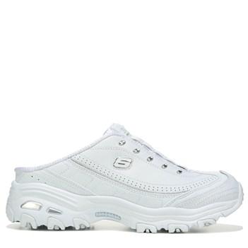 Skechers Women's D'lites Bright Sky Memory Foam Clog Shoes 