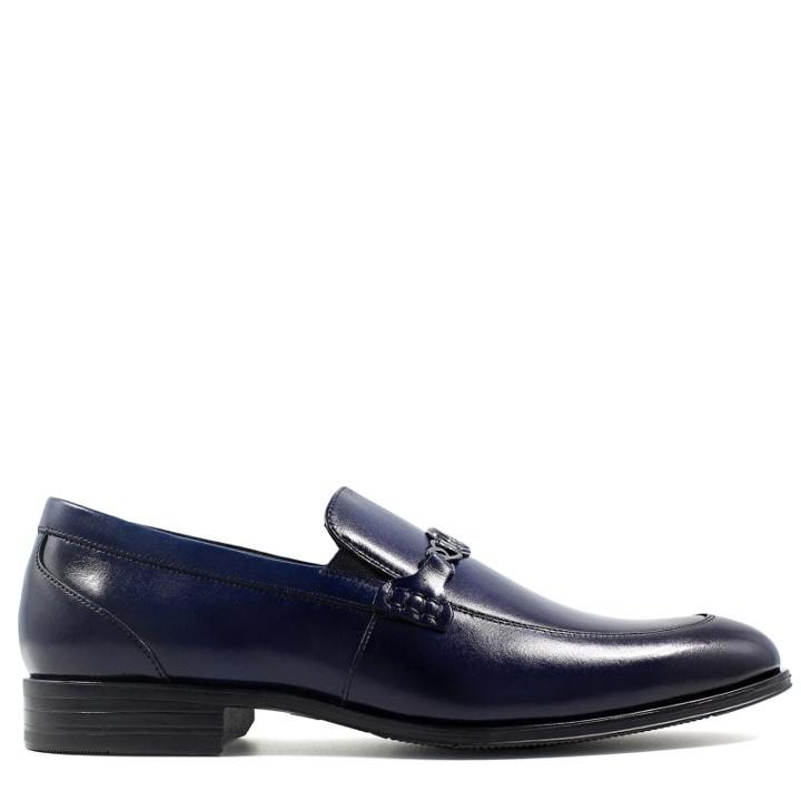Stacy Adams Men's Spencer Memory Foam Moc Toe Bit Slip On Shoes 