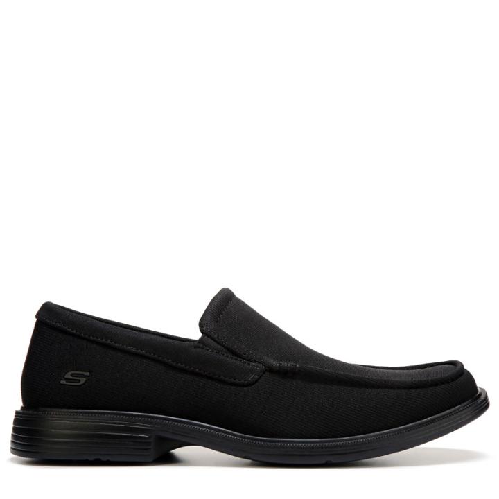 Skechers Men's Lander Relaxed Fit Water Resistent Dress Knit Loafers 