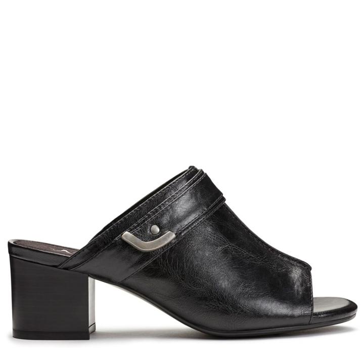 A2 By Aerosoles Women's Mid West Block Heel Mule Shoes 