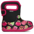 Bogs Kids' Baby Bogs Owls Waterproof Winter Boot Toddler Boots 