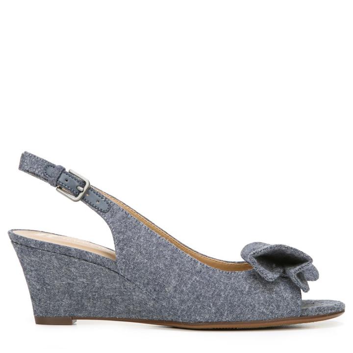 Naturalizer Women's Tinna Narrow/medium/wide Wedge Sandals 