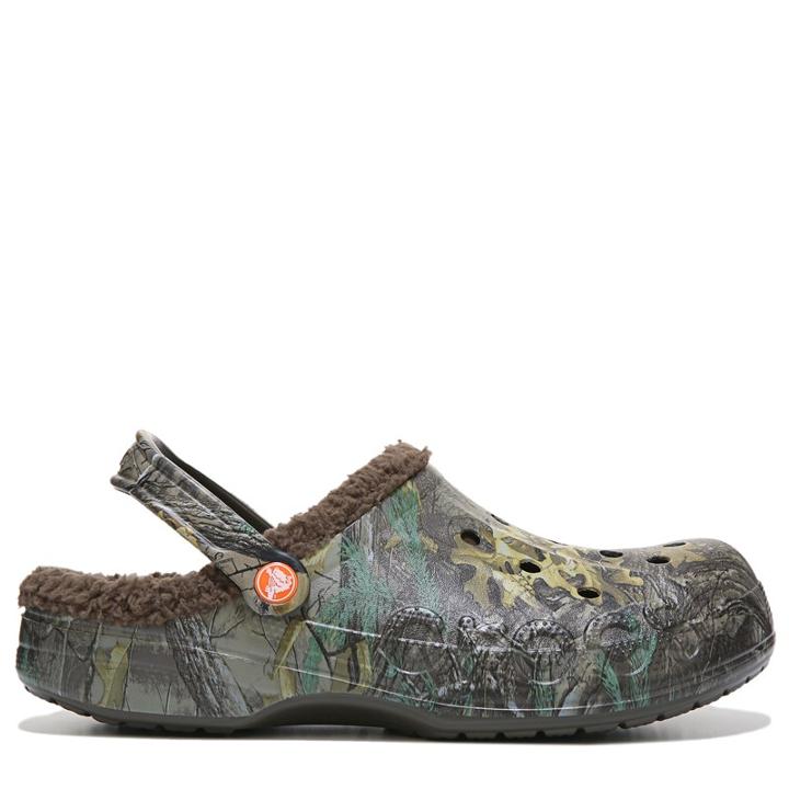 Crocs Men's Baya Lined Realtree Xtra Clog Sandals 