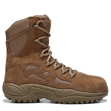 Reebok Duty Men's Rapid Response 8 Side Zip Medium/wide Military Boots