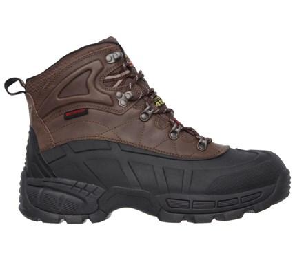 Skechers Work Men's Radford Memory Foam Waterproof Composite Toe Work Boots 