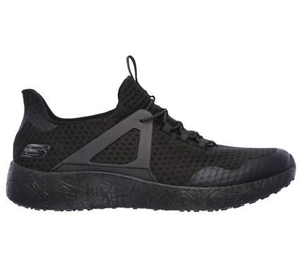Skechers Men's Burst Shinz Memory Foam Slip On Sneakers 