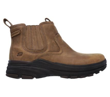 Skechers Men's Holdren Volsent Memory Foam Chelsea Boots 