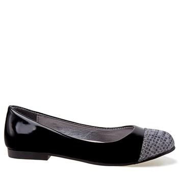 Nanette Lepore Kids' Cap Toe Ballerina Flat Pre/grade School Shoes 