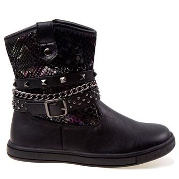Nanette Lepore Kids' Chain And Buckle Strap Boot Toddler/preschool Shoes 