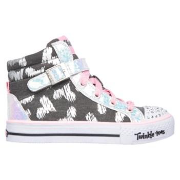 Skechers Kids' Twinkle Toes Rockstar Love Sneaker Pre/grade School Shoes 