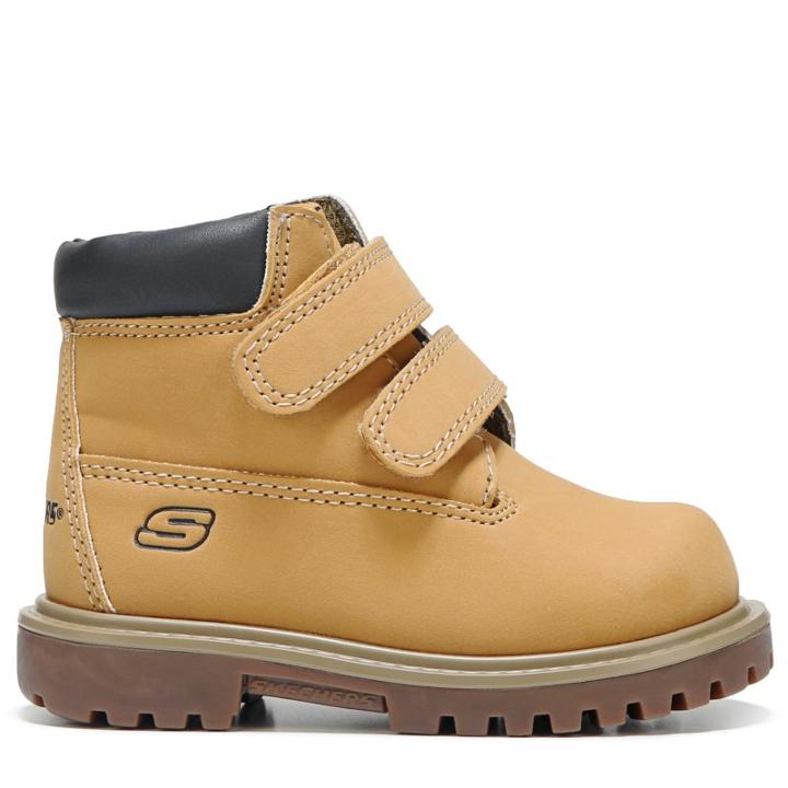 Skechers Kids' Mecca Brazenly Velcro Boot Toddler/preschool Shoes 