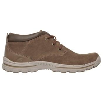 Skechers Men's Braver Archon Memory Foam Mid Top Lace Up Boots 