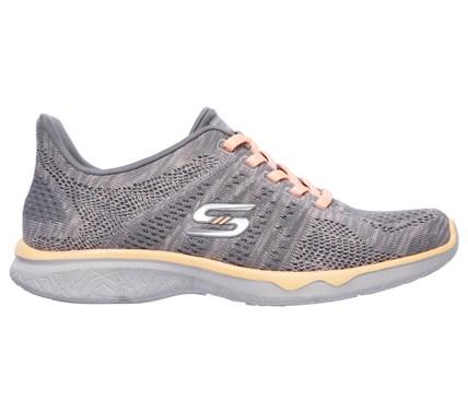 Skechers Women's Studio Burst Edgy Memory Foam Slip On Sneakers 