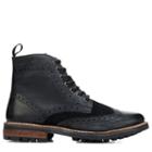 Crevo Men's Chandler Memory Foam Wing Tip Lace Up Boots 