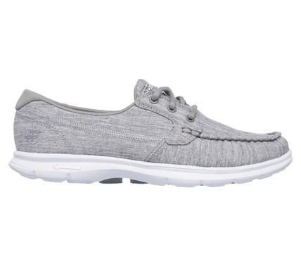 Skechers Women's Gostep Marina Wide Moc Toe Boat Shoes 
