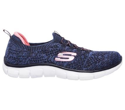 Skechers Women's Empire Sharp Thinking Memory Foam Slip On Sneakers 