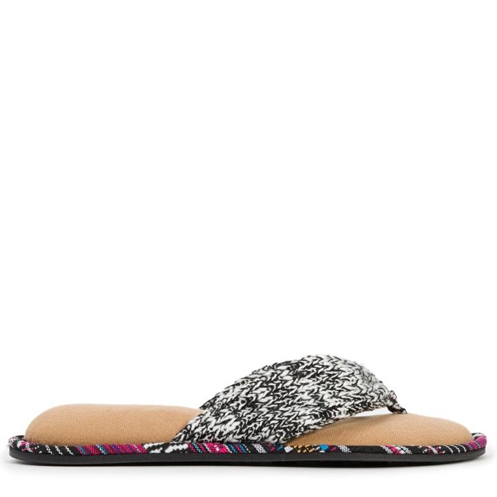 Dearfoams Women's Summer Knit Thong Slipper Accessories 
