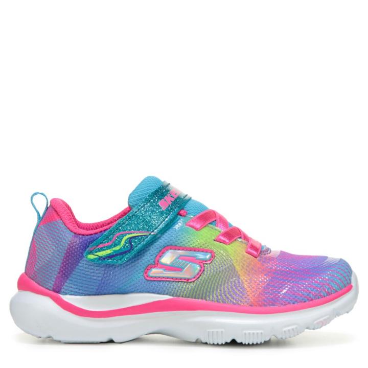 Skechers Kids' Trainer Lite Dash N Dazzle Sneaker Toddler Shoes 