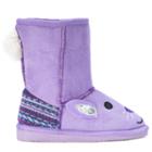 Muk Luks Kids' Lily Purple Bunny Boot Toddler/preschool Shoes 