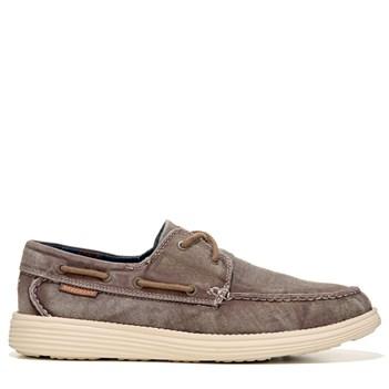 Skechers Men's Melec Relaxed Fit Memory Foam Boat Shoes 