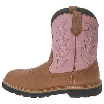 John Deere Kids' Wellington Cowboy Boot Grade School Shoes 