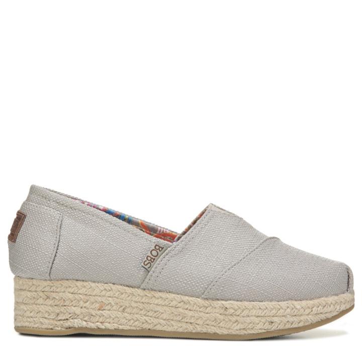 Skechers Women's Bobs Highlights High Jinx Wedge Espadrille Shoes 