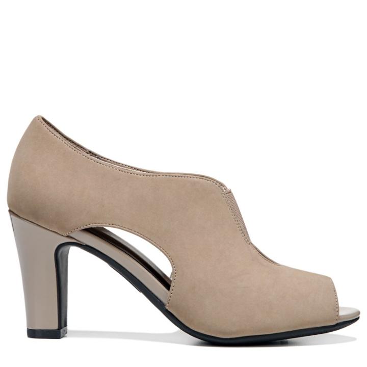 Lifestride Women's Carla Peep Toe Pump Shoes 