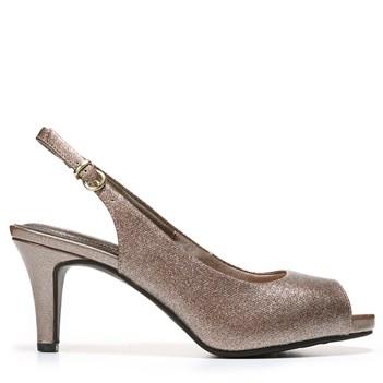 Lifestride Women's Teller Narrow/medium/wide Peep Toe Pump Shoes 