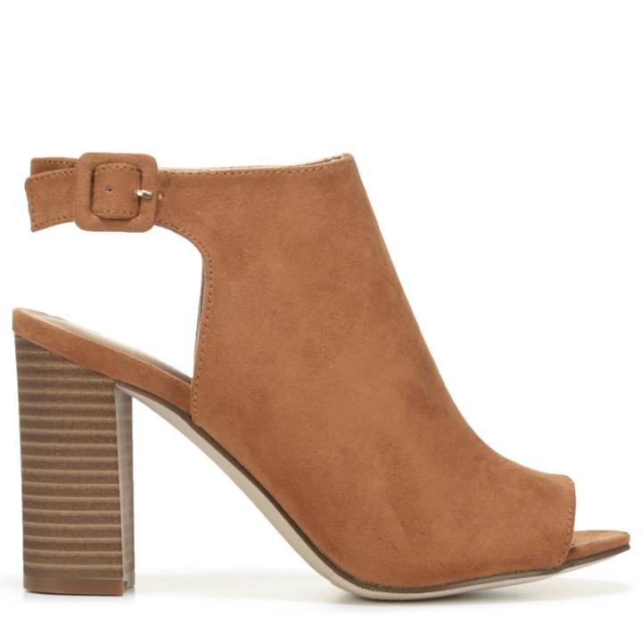 Madden Girl Women's Beckkie Peep Toe Booties 