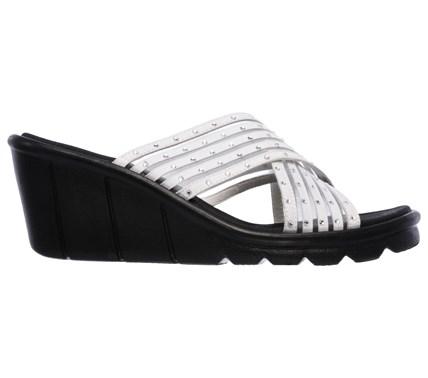 Skechers Women's Promenade Star Light Slide Wedge Sandals 