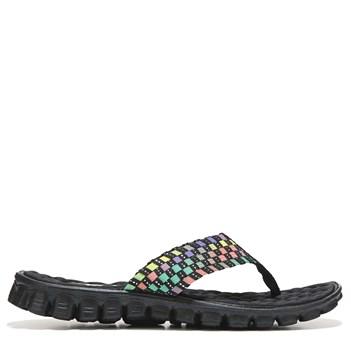 Skechers Women's Ez Flex Cool Beach Weave Sandals 