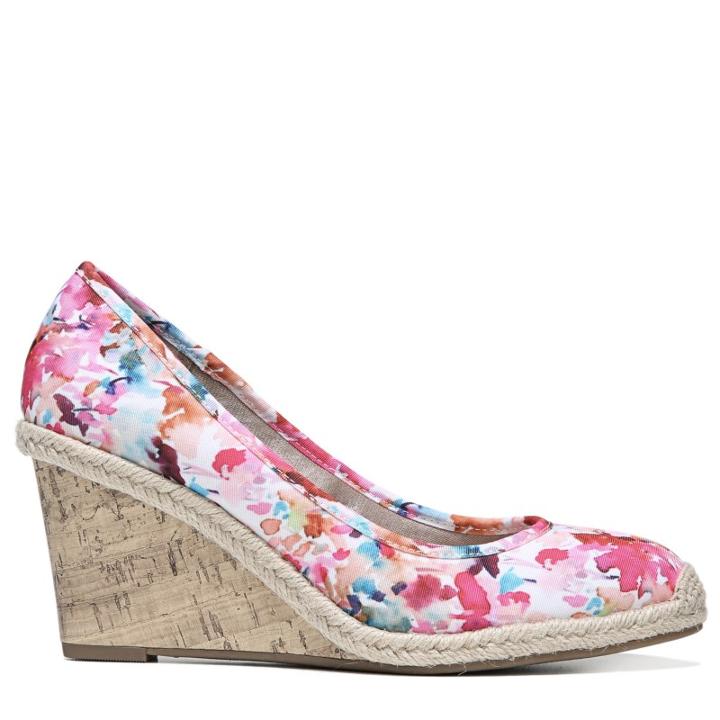 Lifestride Women's Listed Medium/wide Espadrille Wedge Shoes