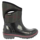 Bogs Women's Plimsoll Prince Of Wales Mid Waterproof Winter Boots 