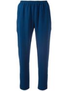 Stella Mccartney Tamara Trousers, Women's, Size: 44, Blue, Viscose/acetate/spandex/elastane