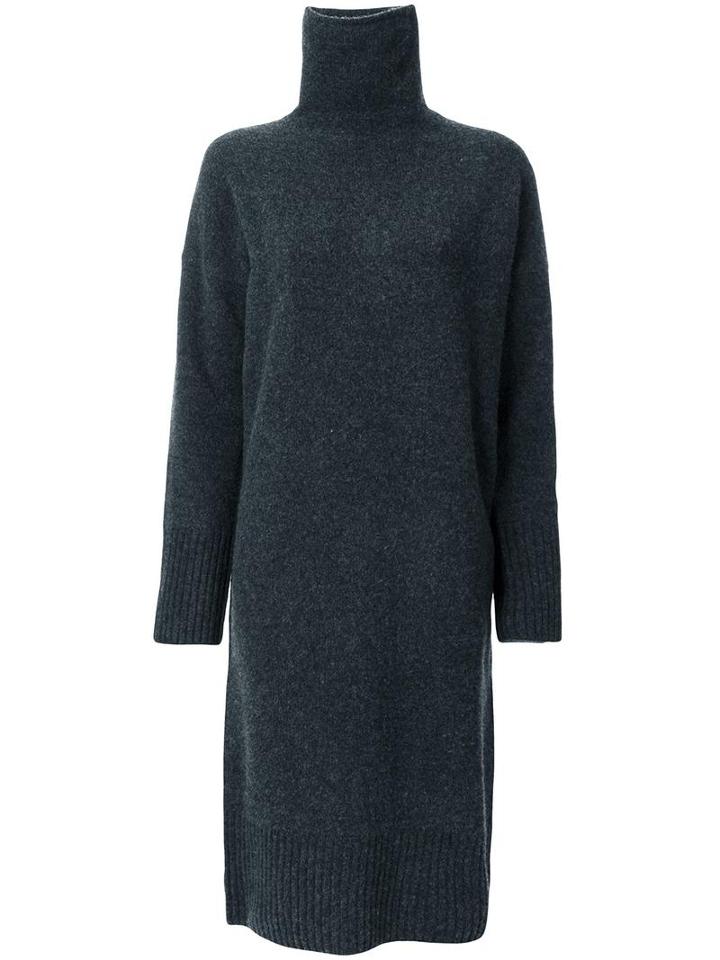 Le Ciel Bleu Knitted Dress, Women's, Size: 36, Grey, Wool
