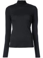 Raquel Allegra Long Sleeve Turtleneck Jumper - Black