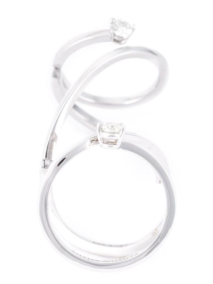 Delfina Delettrez Double Loop Diamond Ring