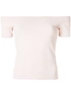 Alexander Mcqueen Off The Shoulder Top - Nude & Neutrals