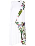 Versus Asymmetric Printed Dress - White