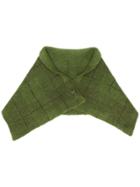 Boboutic Checked Scarf - Green