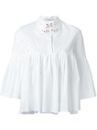 Vivetta Antea Shirt, Women's, Size: 42, White, Cotton/spandex/elastane